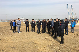 公司高管調研重點項目建設情況